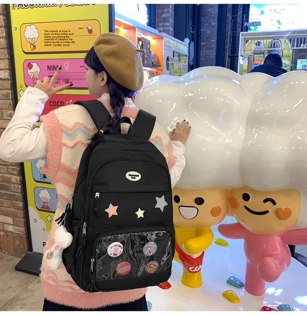 Mochila escolar de gran capacidad para niñas de secundaria y