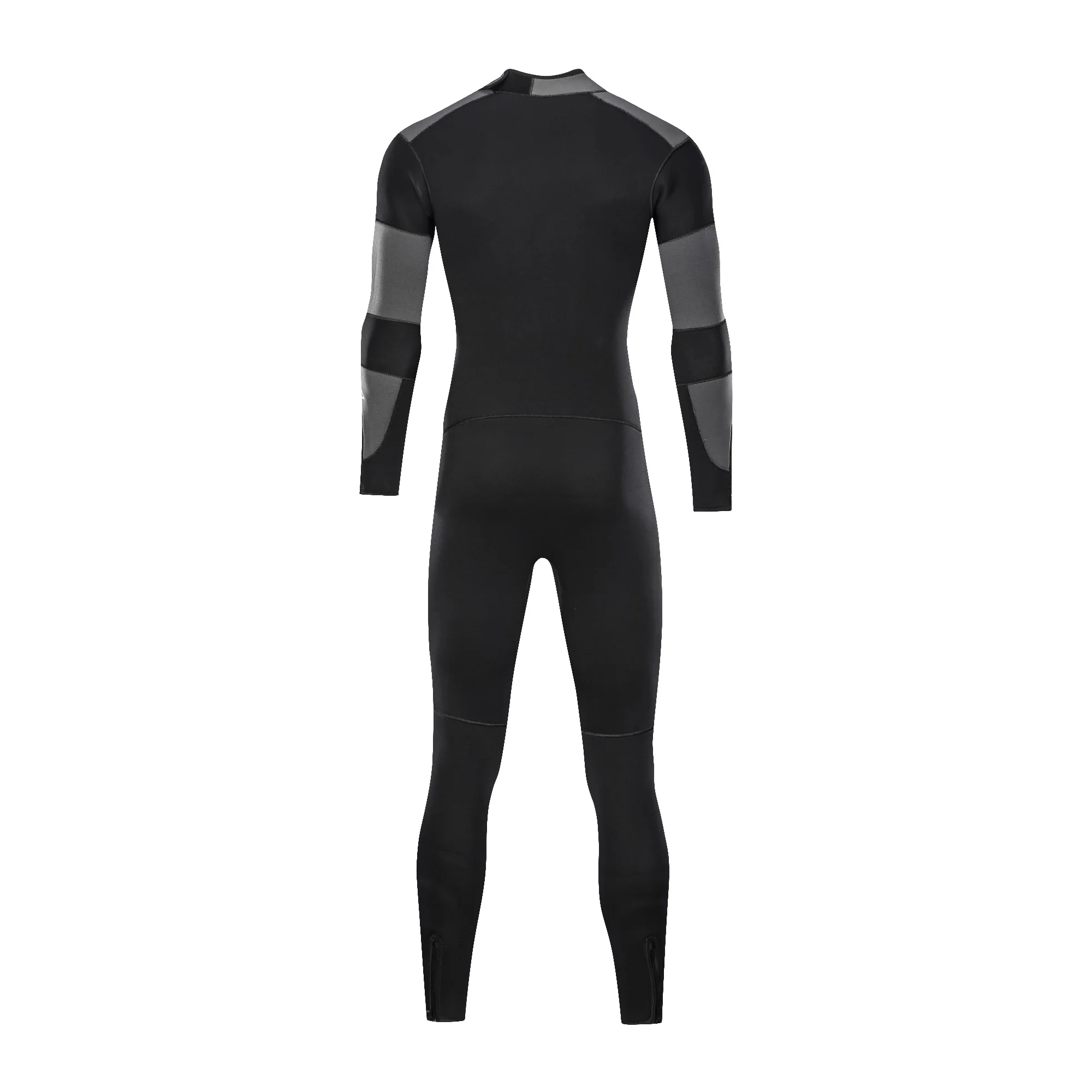 ZCCO Men's 5mm Neoprene Wetsuit -Ultra Stretch Full Body Diving Suit with Front Zip for Snorkeling, Scuba Diving, Swimming