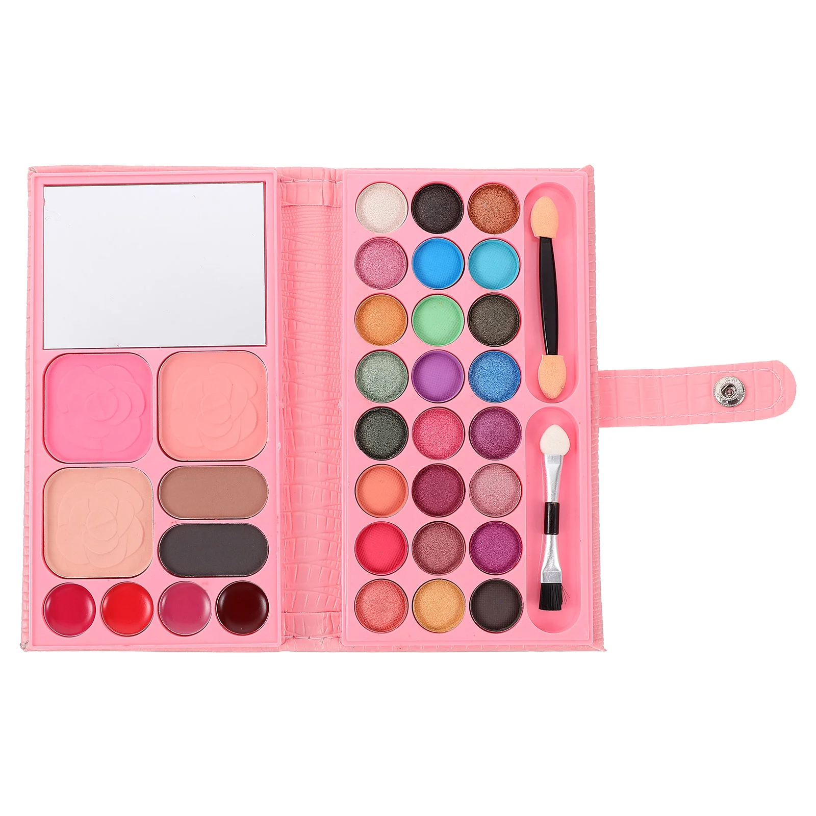 

33 Colors Makeup Palette Eye Shadow Plate Beginner Eyeshadow Pan Blush Accessory Kids Pallet Folding