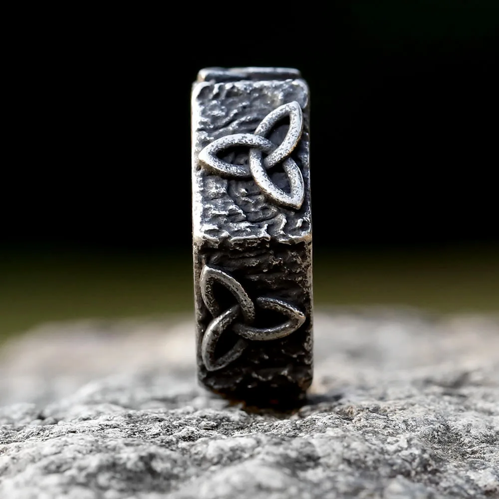 2023 neue neue Mode Vintage Pentagramm Fünf-Punkt-Stern Ring Edelstahl Ring für Männer Frauen Biker Punk Schmuck Großhandel – Detail 6
