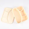 Silicone Lunch Box Food Grade Crisper Microwave Special Heating Lunch Box Freezer and Oven Safe Lunch Snack and Food Container 5