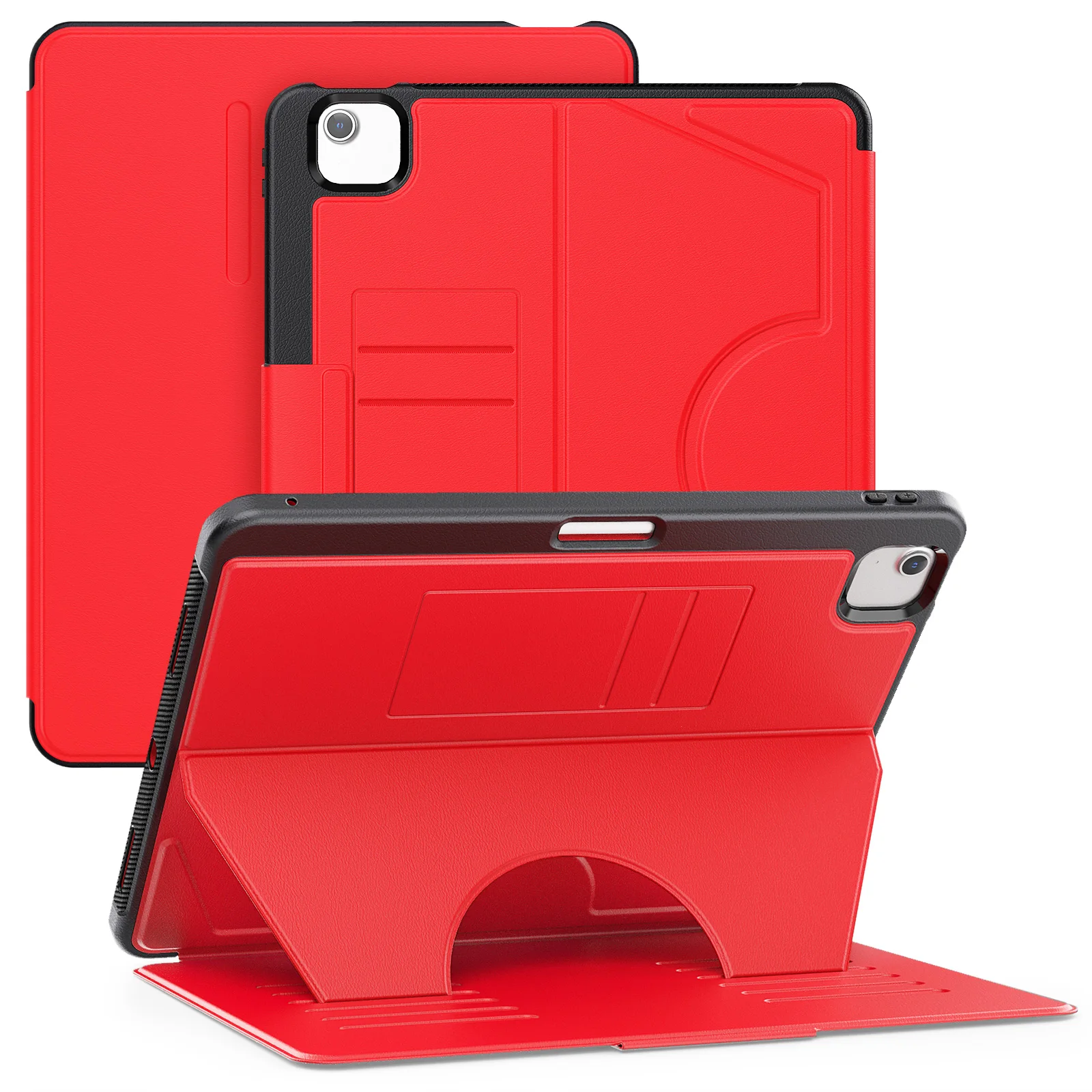 Premium Business Style Protective Magnetic PU Leather Tablet Case with Pen Slot
