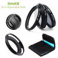 40.5mm UV CPL ND4 Camera Filter Lens Hood Cap For Sony E 16-50mm Lens on ZV-E10 A6400 A6300 A6100 A6000 A5100 A5000 NEX-6 ZVE10 1