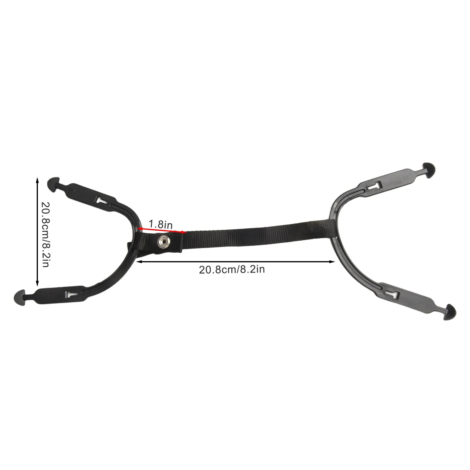 Hockey Helmet Chin Strap Hockey Ear Sling Loops Strap With Snap Helmets Chinstrap Replacement Parts