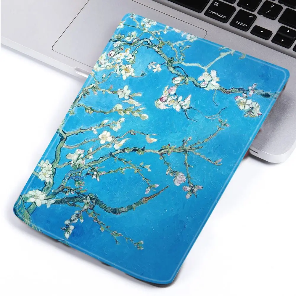 Premium PU Leather Multi-Fold E-Reader Case with Auto Wake/Sleep Feature