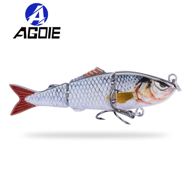 Fishing Lures For Bass Trout Multi Jointed Slow Sinking Baits Freshwater  Saltwater Bass Fishing Lures Slow Sinking Baits - AliExpress