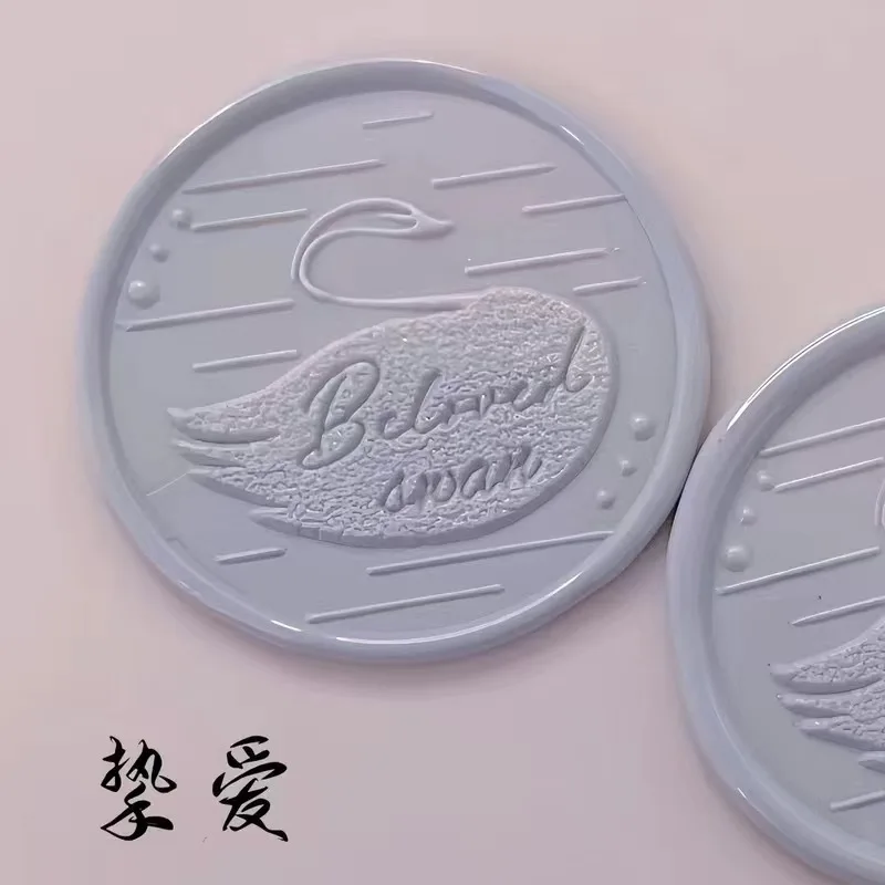 Fire seal DIY squeeze rose Blair squeeze cherry blossom multi-layer fine engraved stamp head film copper head lily tulip