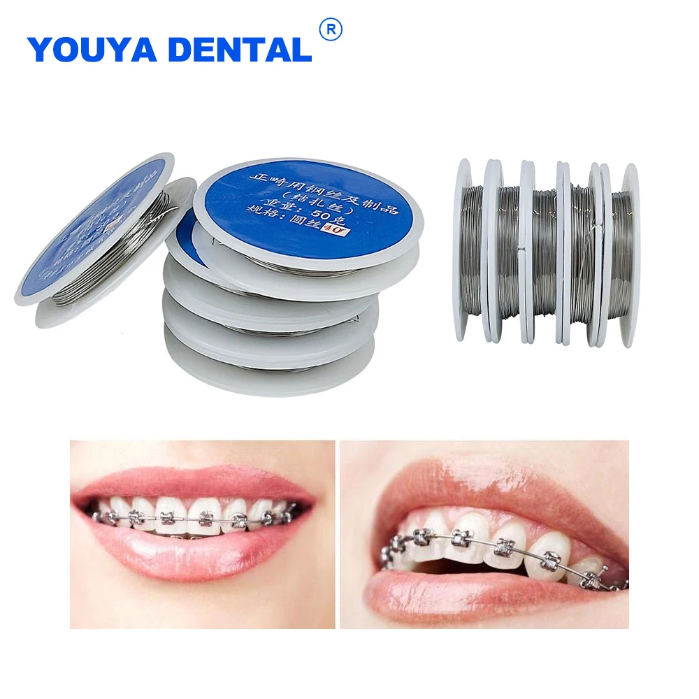 Dental Orthodontic Ligature Wires Teeth Braces Wire Ortho Line