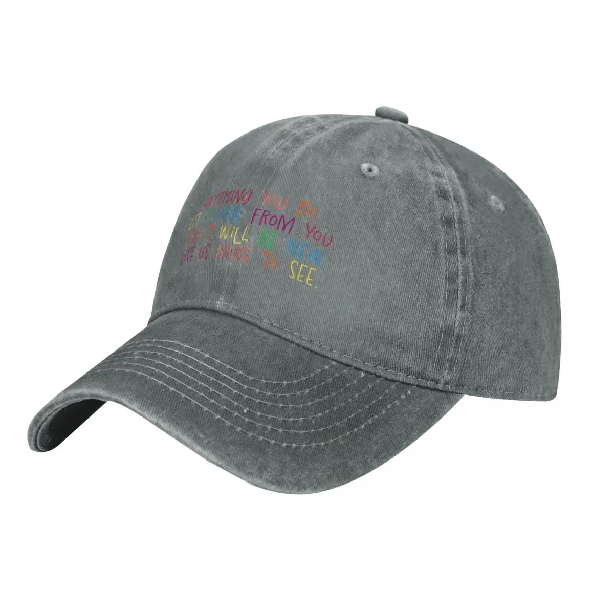 

Anything you do Sunday in the park quote Cowboy Hat Bobble Hat Fishing Caps Streetwear Designer Man Hat Women'S