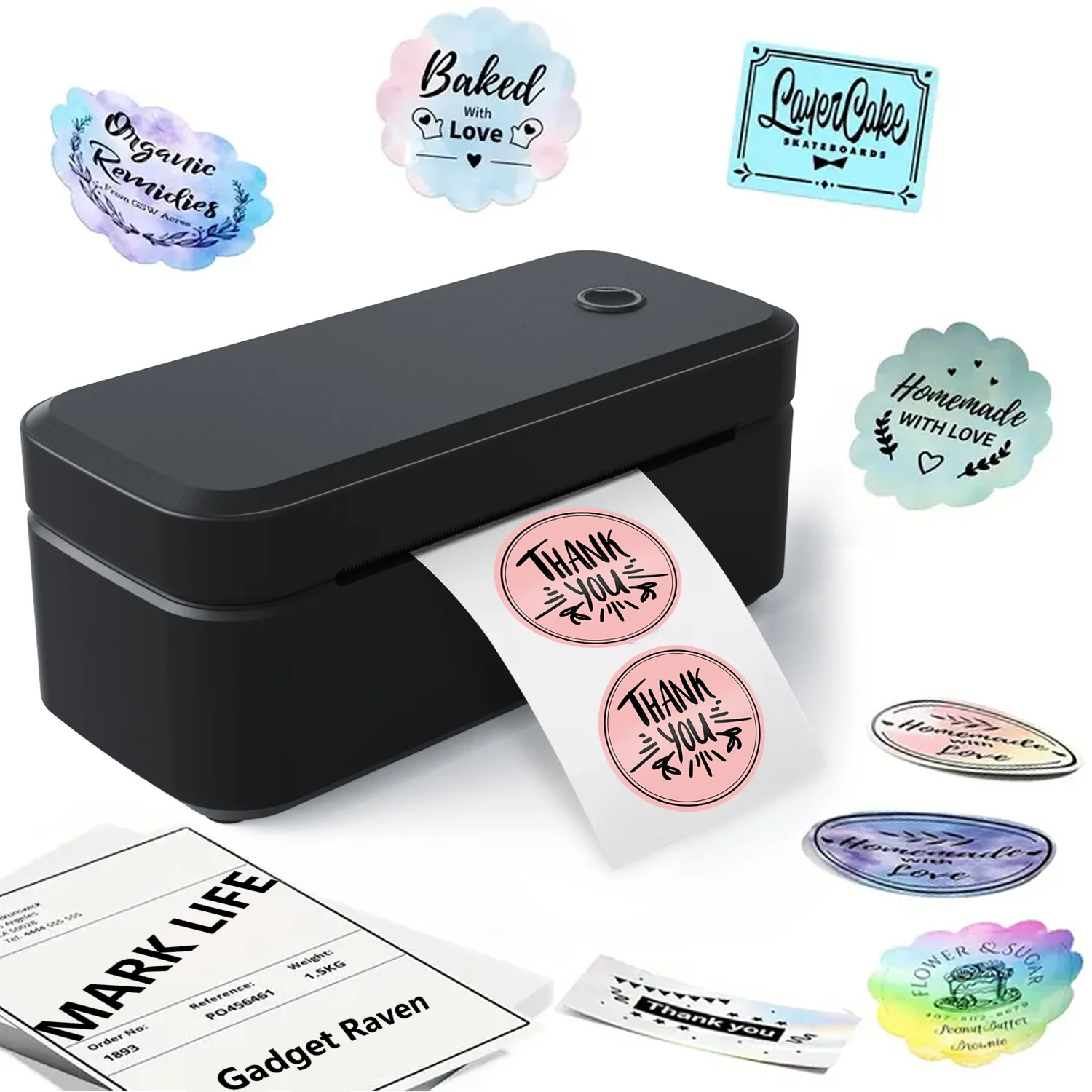 Marklife 열전사 라벨 프린터 블루투스 호환 배송 라벨 프린터 X4 D100 D200 4X6인치 아이폰 안드로이드 윈도우용