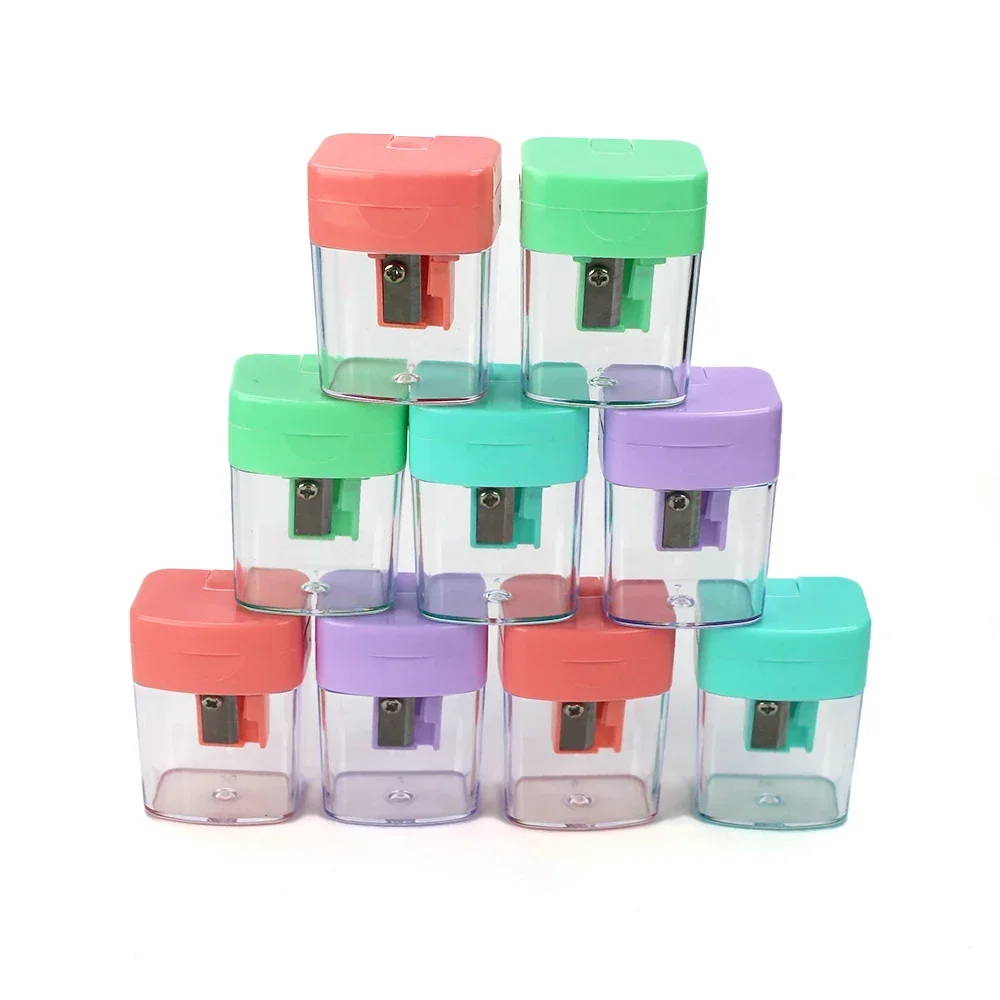 School Office supplies student prizes double-hole multi-functional pencil sharpener with lid 613A-2-MC