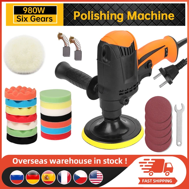 1580W 220V Car Polishing Machine Adjustable Speed Electric Polisher Waxing  Machine Automobile Furniture Polishing Tool Sander - AliExpress