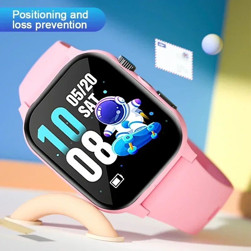4G Smart Watch Kids SOS GPS Location Tracker Sim Card Video Call Child SmartWatch Camera Waterproof Watch For Boys Girls Present 3