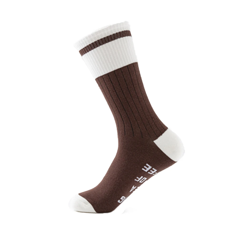 10Pairs Fashion Sock Simple Skateboard Trend Sports Letters Pattern Sock Black White Red Leisure Cotton Men&Women Sock Wholesale