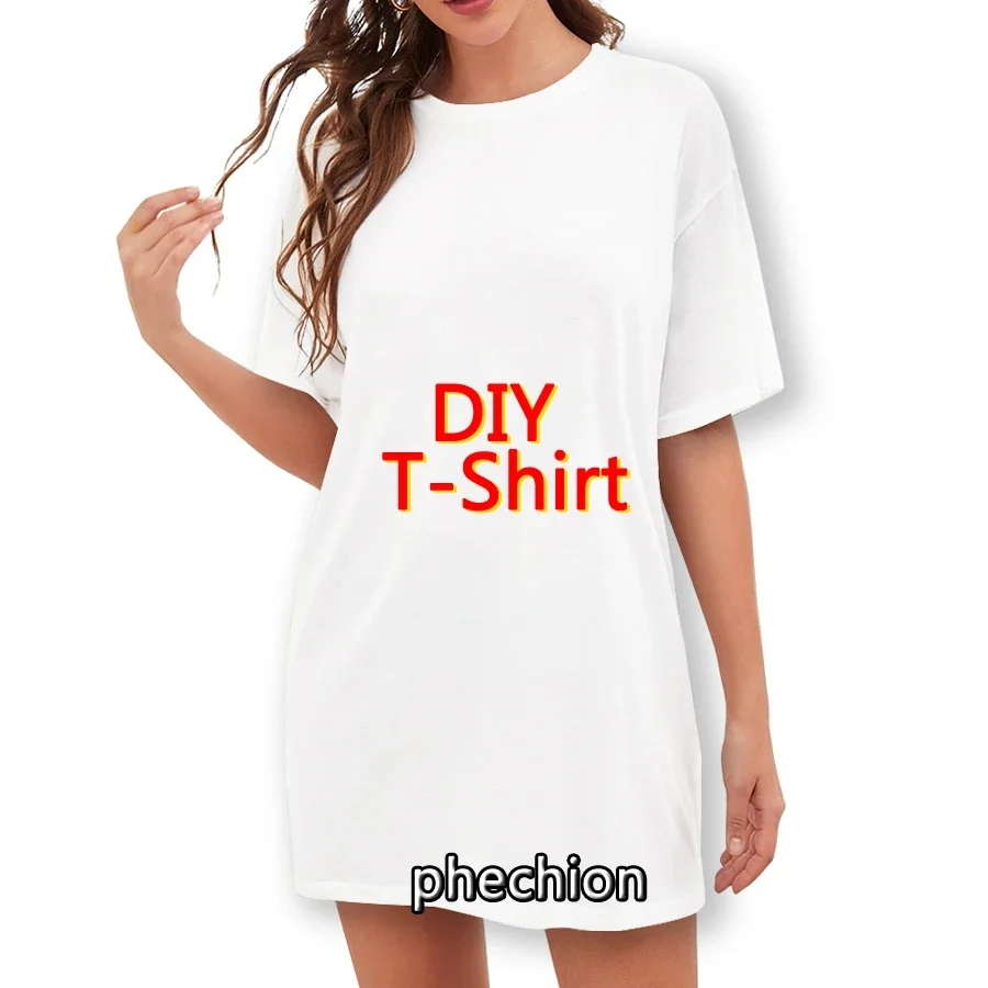 

phechion New Fashion Women DIY 3D Printed Short Sleeve T-Shirt Casual T Shirt Sporting Hip Hop Summer Tops X04
