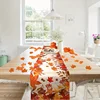 Autumn Leaves Thanksgiving linen Table Runners Fall Maple Leaf Dresser Scarf table decor holiday wedding party dining home decor 2