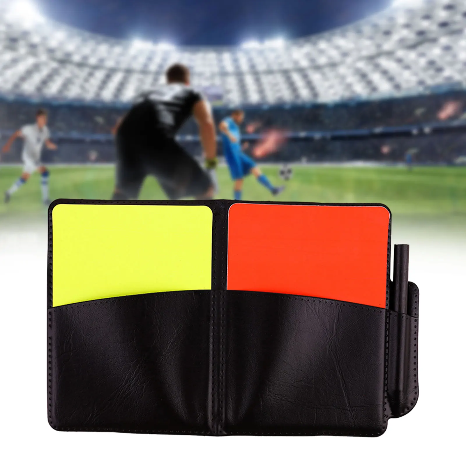 Soccer Referee Cards Warning Cards Sports Game for Volleyball Football Match Soccer Game Competition Red Yellow Card Set