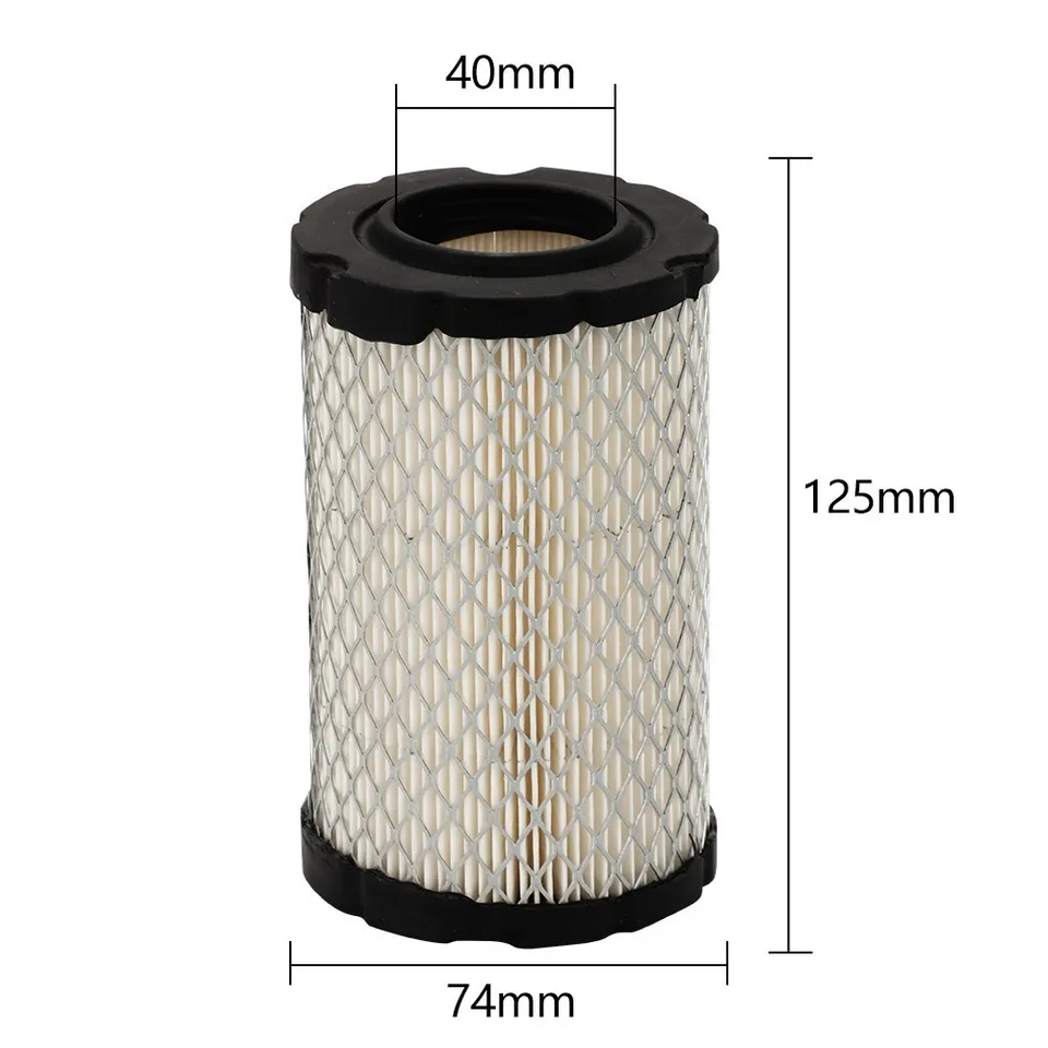Pack De 2 Filtros De Aire MOWFILL 796031 Para Cortacésped - Compatible Con BS 992376, 590825 Y Otros Modelos