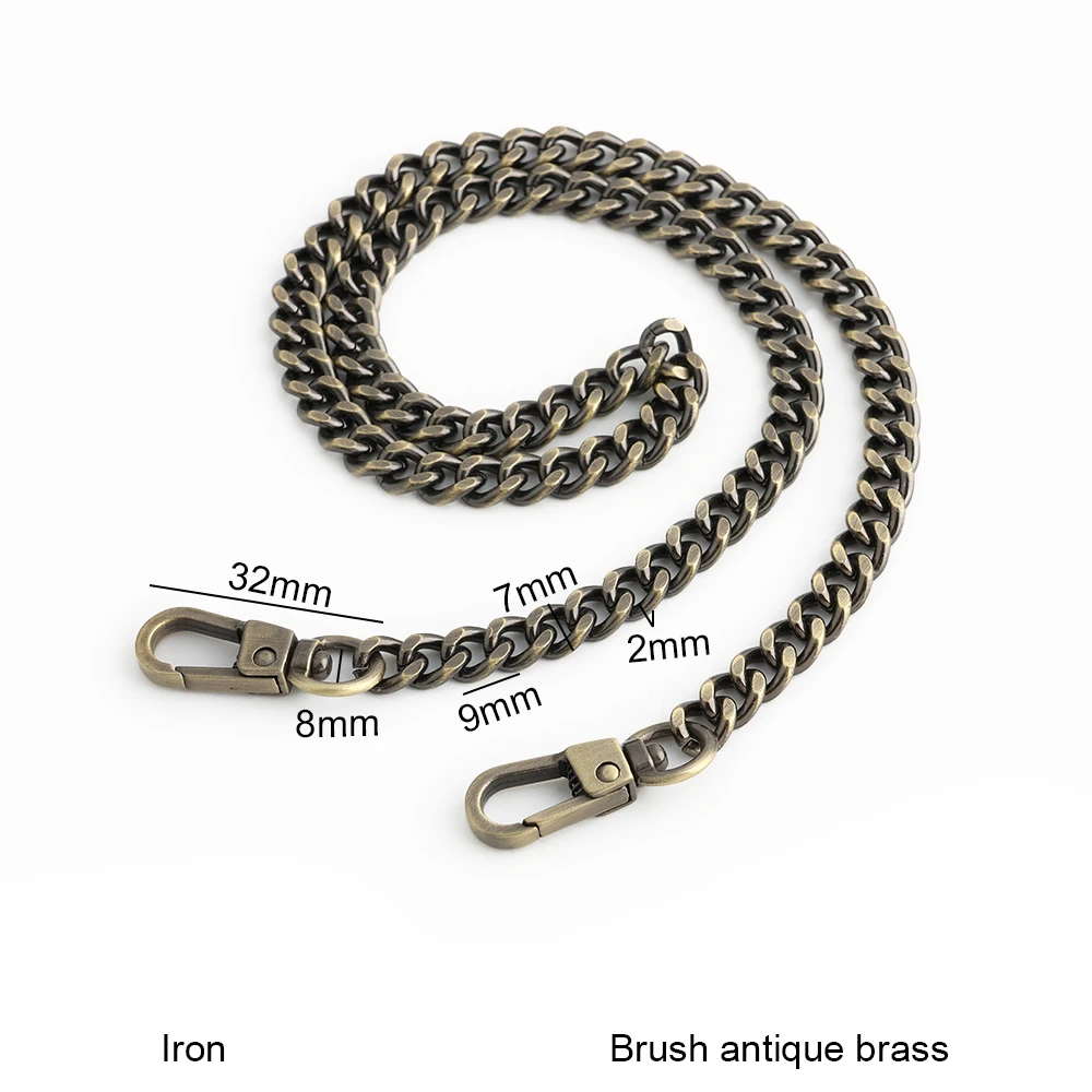 Gold Metal Thin Chain Strap for Women's Handbags - Versatile Crossbody Shoulder Bag Accessory