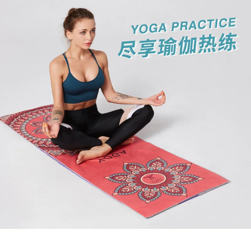 Esterilla de Yoga para Pilates, toallas antideslizantes de fibra