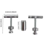 1pc Non-slip silicone Double Head Tobacco Press Grinder Aluminum Spice Hand Crusher, Manual Compressor, Garlic, Pepper, Salt 6