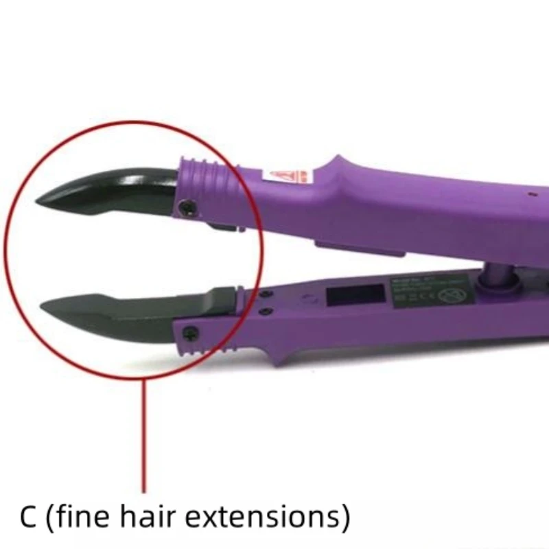 Hair Extension Tool 1pc Professional Adjustable Temperature Constant Hair Extension Iron Heat Keratin Fusion Connector Hair Extensions Tools EU Plug