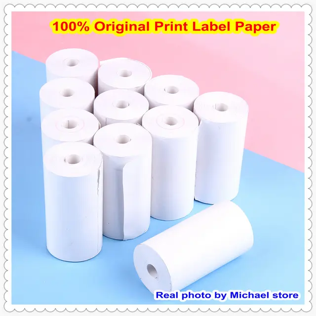 Carta Termica Per Fotocamera Bambini | 6 Rotoli Da 8m | Bianco/Nero | Compatibile Con Modelli Istantanei - Foto 8