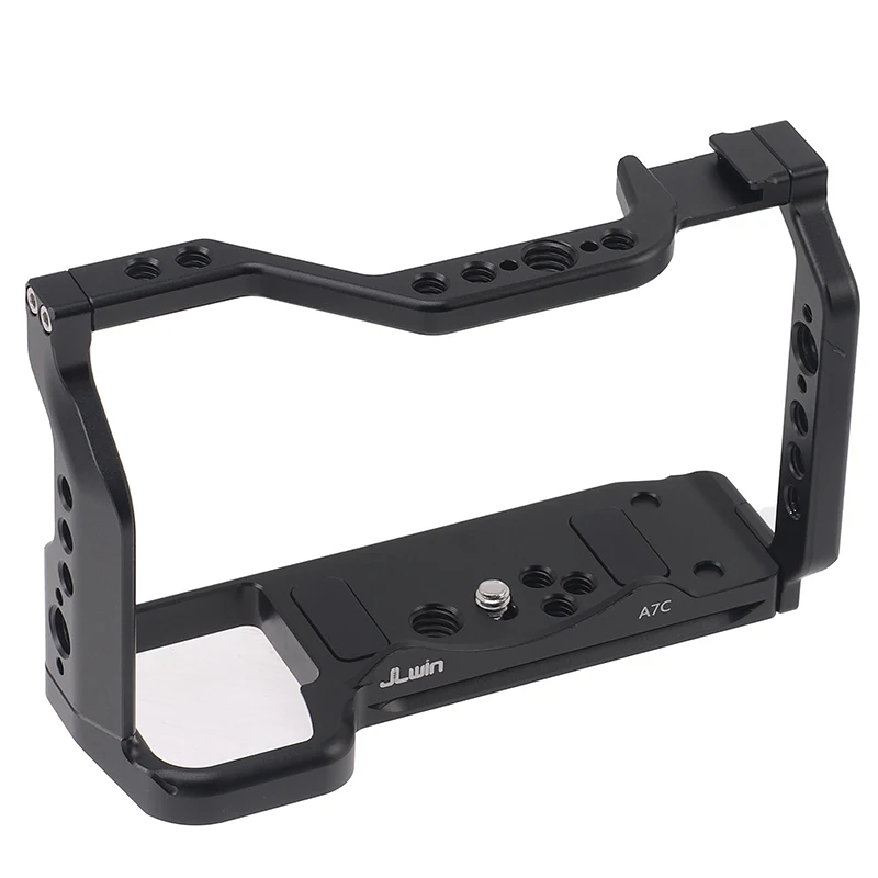 quick release Rabbit cage Rig Handle Film Arm support bracket Stabilizer alloy for Sony A7C camera video led microphone tripod