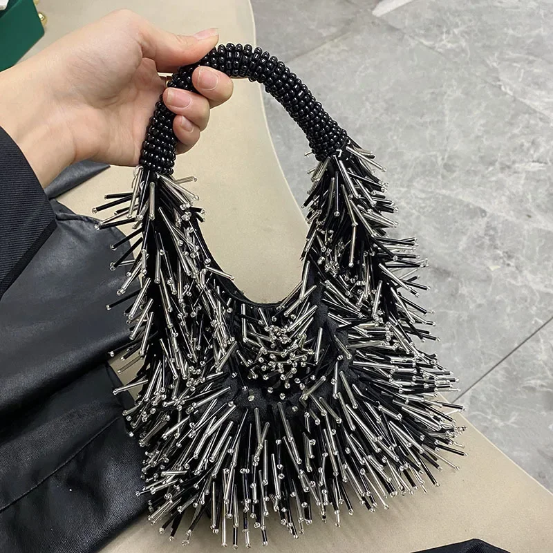Cute Sequin Tassels Crossbody Bags For Women 2025 Females Trend Fashion Shoulder Bag Lady Handbags And Purses