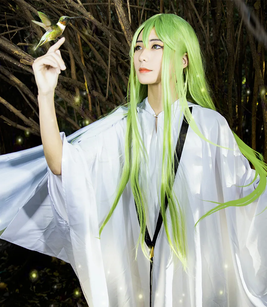 

Hot Game Fate Grand Order FGO Enkidu Cosplay Costume Activity Party Full Set Suit Dress Pants Wig Outfit Role Play Clothing