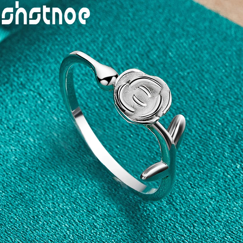 Elegant 18K Gold Adjustable Flower Rose Ring for Women - Perfect for Weddings and Parties