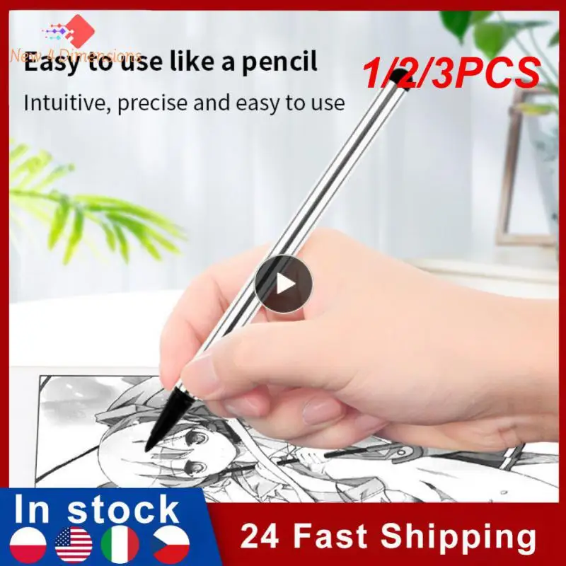 1/2/3 Pz Universale Touch Screen Stilo Doppio Puntatore Penna Per Tab Htc Gps Telefono Portatile Tablet Stilo Penna