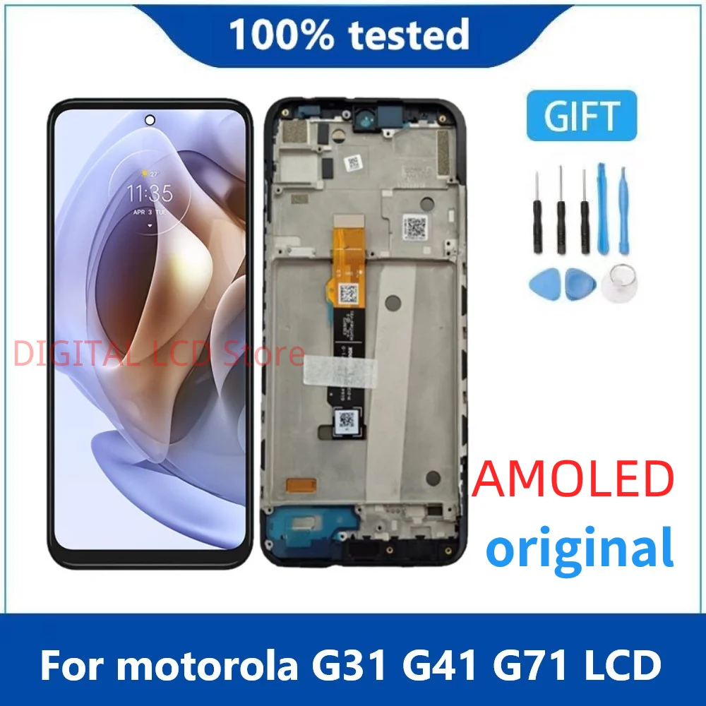 Cover SEAHAI Per Motorola Moto G31/G41: Custodia A Portafoglio In Pelle Blu Con Supporto E Blocco RFID