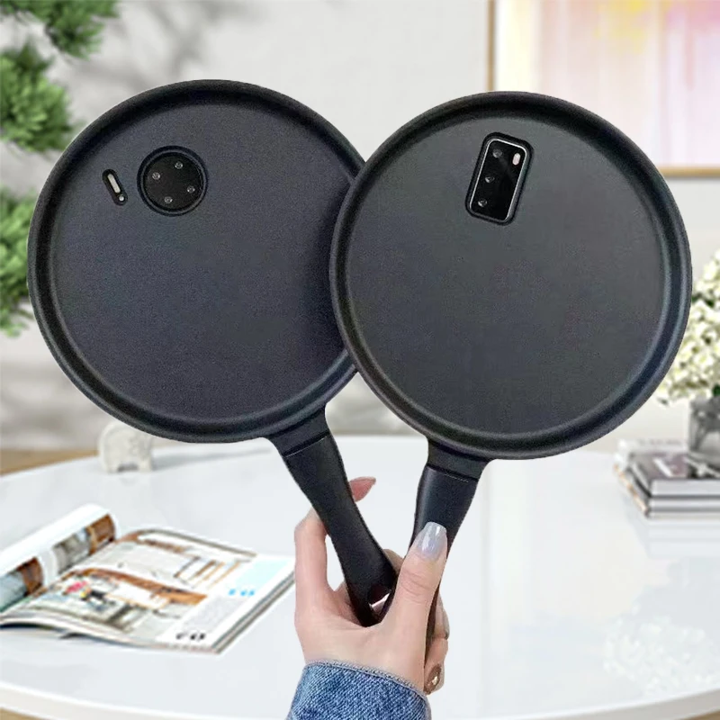 Creative 3d Frying Pan Cover For Samsung S22 Plus Ultra S21 Fe S20 S10
