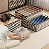 Foldable Household Storage Box for Clothes Pants Snacks Drawer-type Wardrobe Clothing Packing Basket Nonwoven Fabric Artifact 3