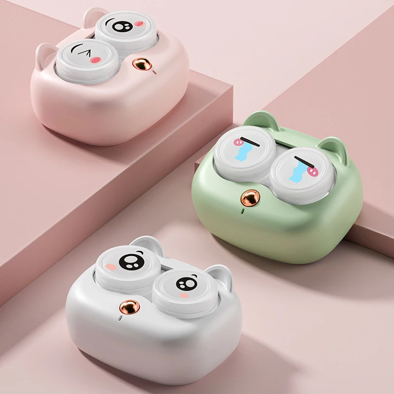 Ultrasonic Portable Contact Lens Cleaner with Removable Case