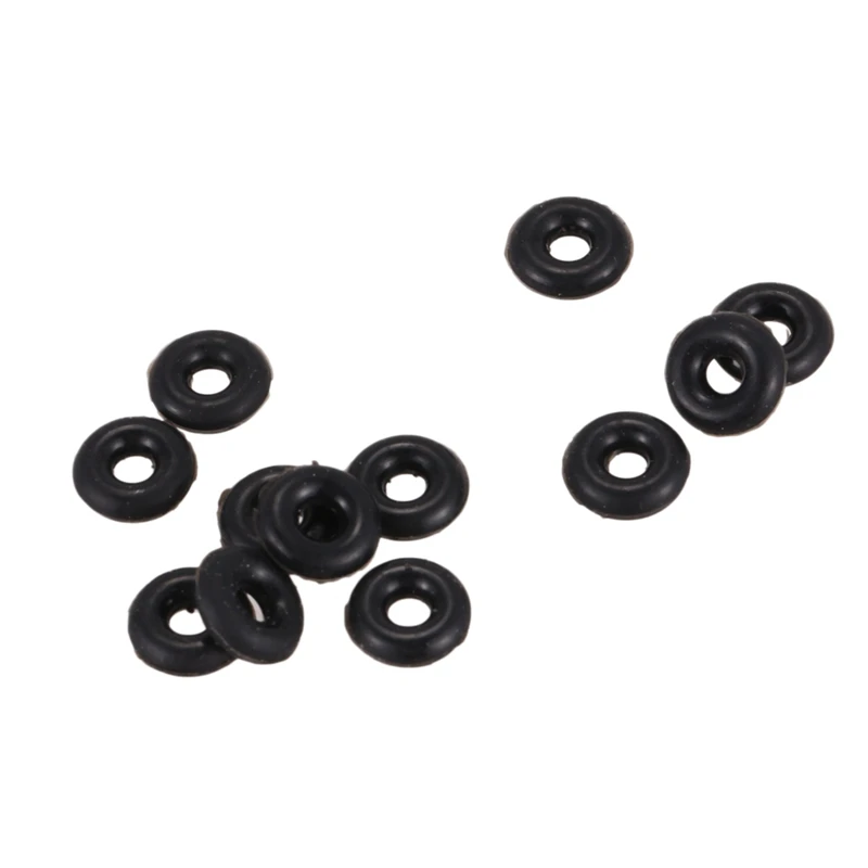 

3000 Black Rubber Stopper Rings/ Silicone Beads Fit European Clip Beads
