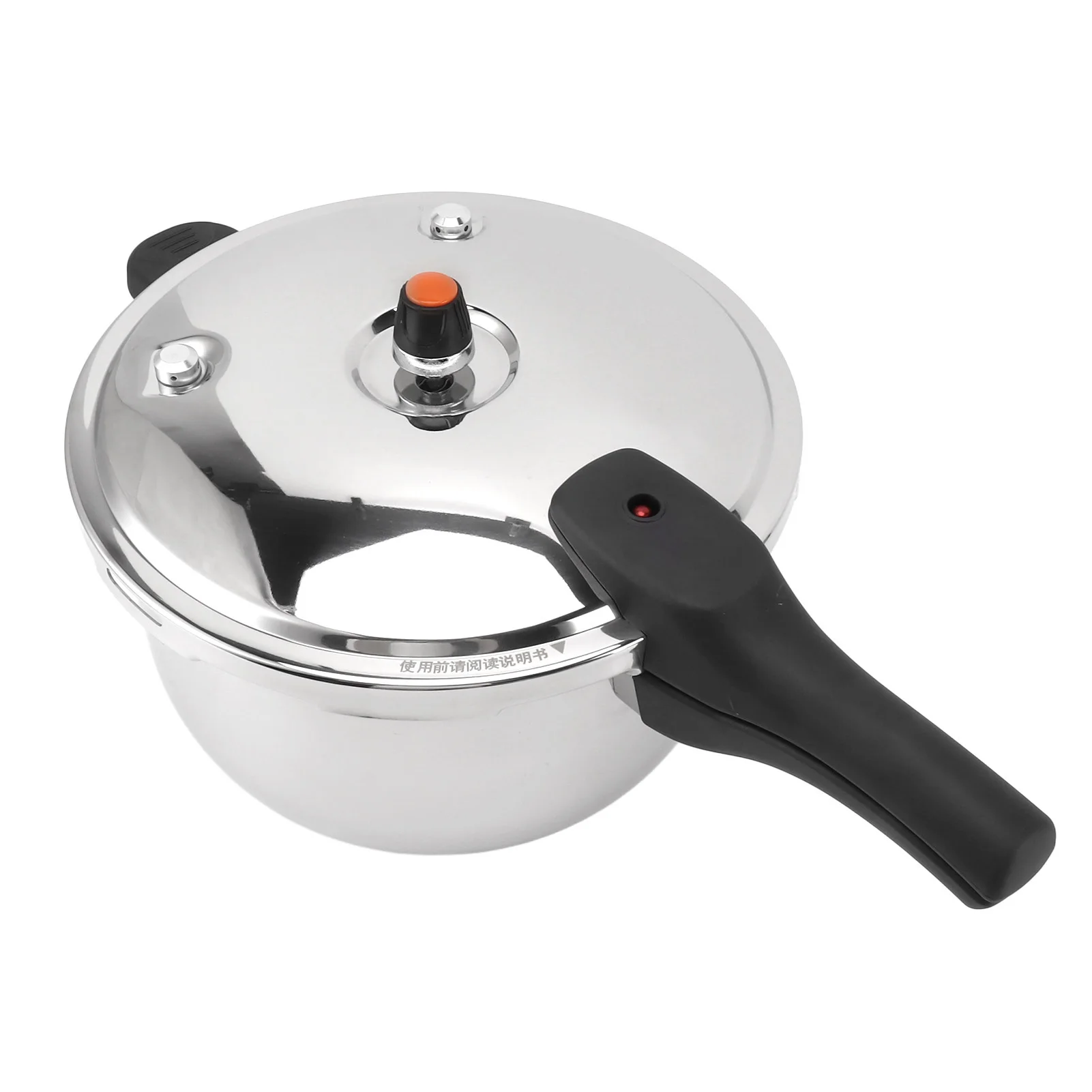 Pressure Cooker Stainless Steel Explosion Proof Multifunctional with Safety Valve 80KPA Security Handle Pressure Cooking Pot