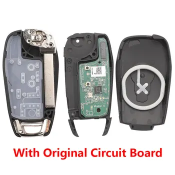 Tasto di rotazione remota per Chevrolet - XRNKEY 433 92Mhz FSK 4A Chip Car Remote Flip Key per Chevrolet Cruze 2015 Cavalier