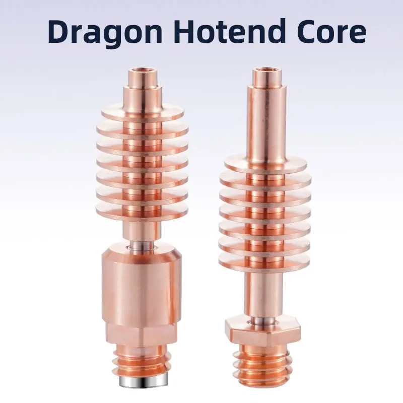 Upgrade Bi metal Heatbreak Dragon Standard High Flow High Temperature Titanium Copper Thraot For Phaetus Dragon Hotend