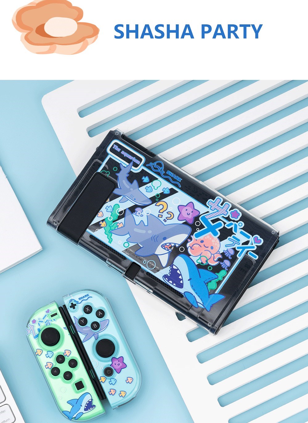 【ケース付き❗️】Nintendo Switch スイッチ Geekshare-Nintendo Switch用のソフトタッチスイッチケース