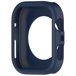 Silicone Shockproof Protective Bumper Case - Soft and Durable Protective Shell for huawei fit 4 (Midnight blue)