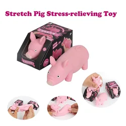 Jouets anti stress cochon rose, jouets anti stress, pincement extensible, restaure les jouets sensoriels, cadeau pour enfants et adultes 