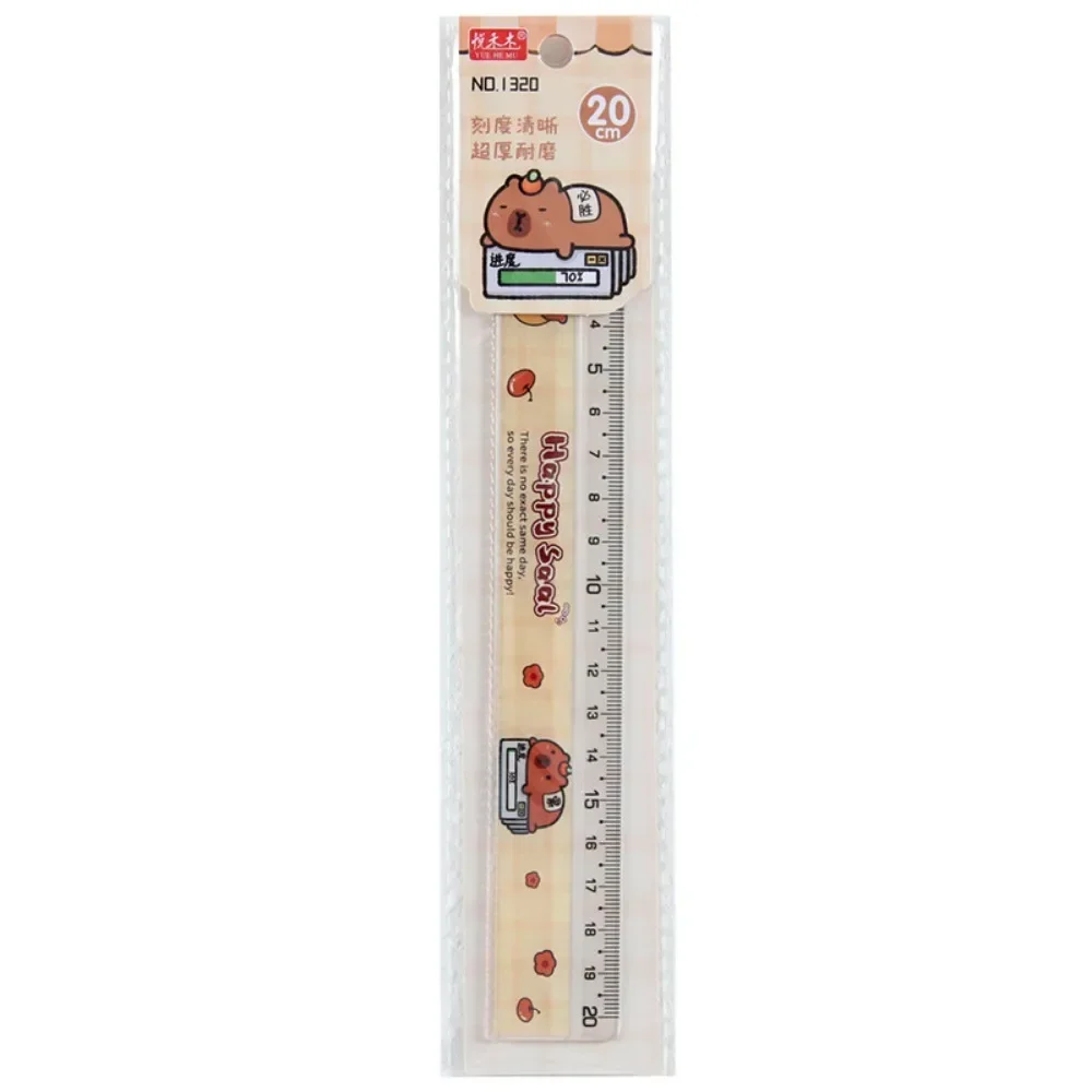 Straight Ruler 20cm Capybara Drawing Tool School Office Supplies