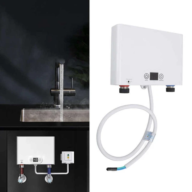 220V Instant Water Heater 5500W Electric Tankless Water Hot Heater with G1/2  Caliber for Household Kitchen Bathroom - AliExpress