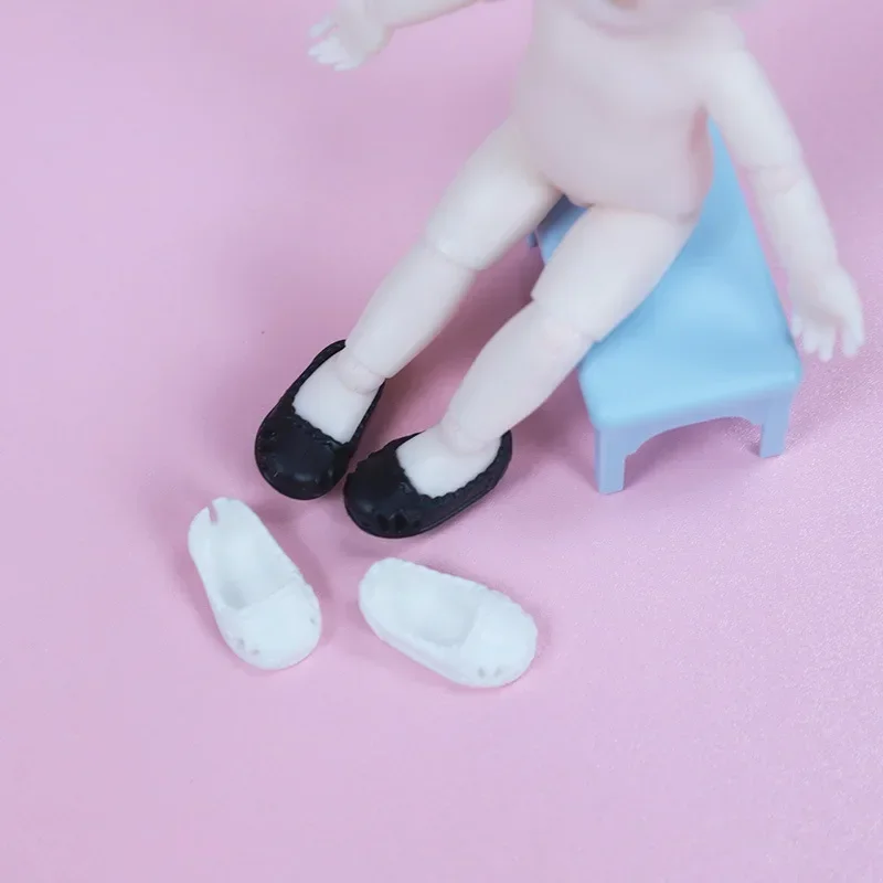 Doll Shoes Doll Stand Doll Accessories 4 Pairs High Quality Shoes for 16cm BJD Dolls Stand Other Accessories General-Purpose 1/8 Doll Body PVC