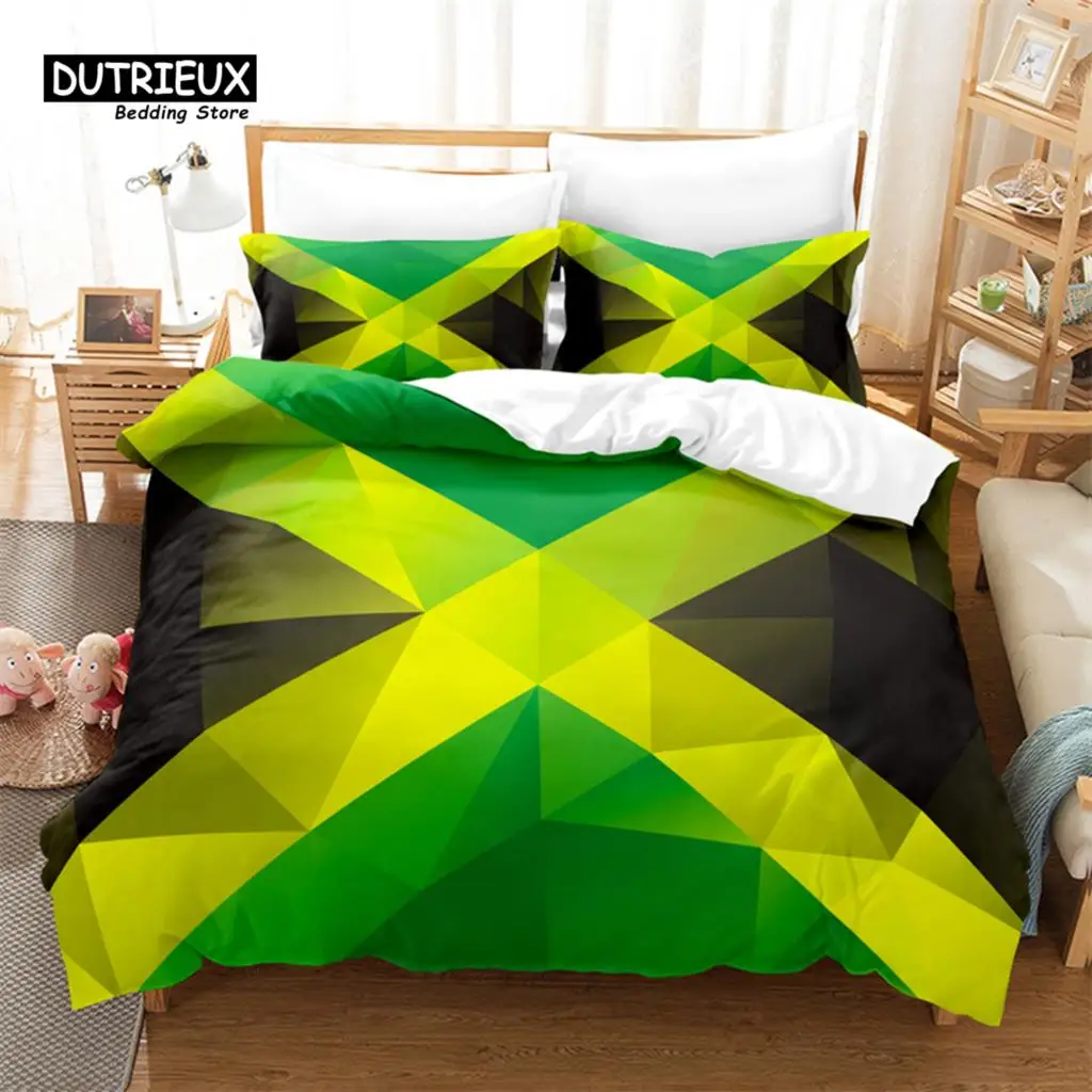 

Creative Flag Bedding Set, 3Pcs Duvet Cover Set, Soft Comfortable Breathable Duvet Cover, For Bedroom Guest Room Decor