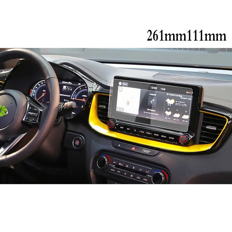

For Ceed X 2019 2020 10.25 Inch Car Navigation Touch Center Screen Protector Auto Interior Accessories Tempered Glass Film