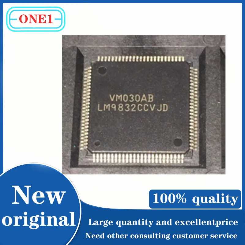 

1 шт./партия LM9832CCVJD IC AFE 3 CHAN 42 бит 100TQFP IC чип новый оригинальный