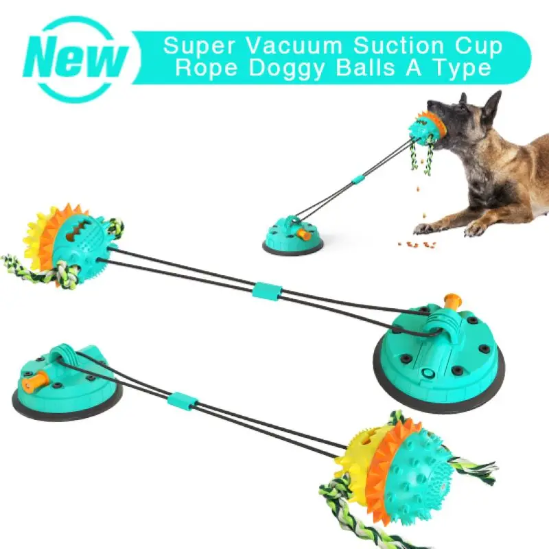 

Vacuum suction cups drawstring balls dog teething toy balls
